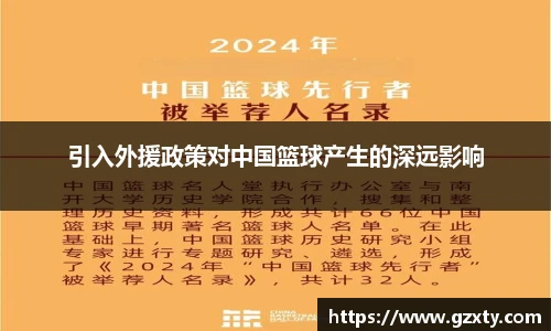 引入外援政策对中国篮球产生的深远影响